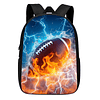 Mochila escolar de fútbol americano para niños/niñas Mochila