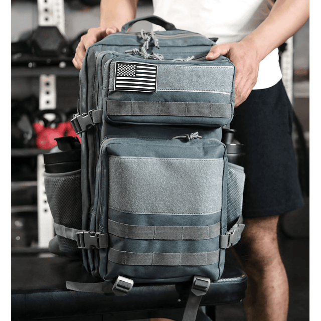 Mochila táctica militar de 45L para hombre, mochila de gimna