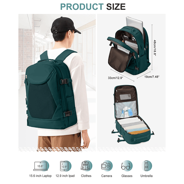 Mochila de viaje para hombres y mujeres Mochilas Para Hombre