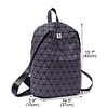 Mochila Geométrica Mochilas Luminosas Bolsa Reflectante Holo