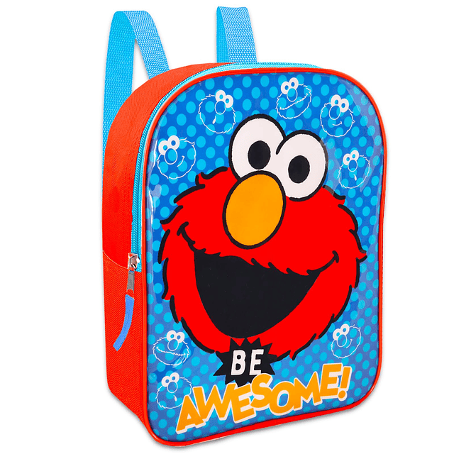 Juego de mochila Elmo para niños pequeños: paquete con mini