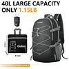 Mochila Plegable Ultraligera de 40 L - Mochila de Senderismo