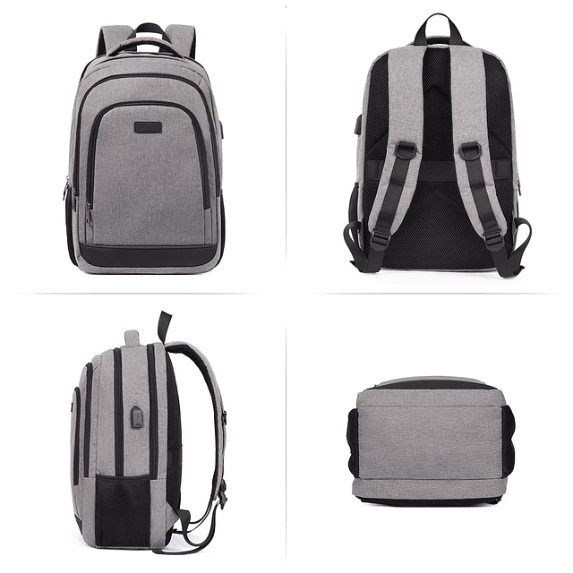 Mochila para computadora portátil para hombres y mujeres Moc