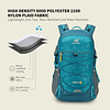 Mochila de senderismo para hombres y mujeres, mochila de via