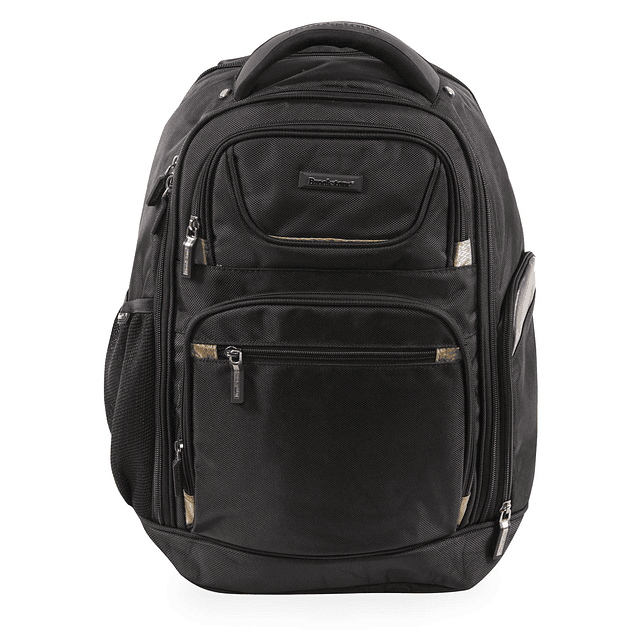 Mochila para portátil, negro/dorado, 18 pulgadas