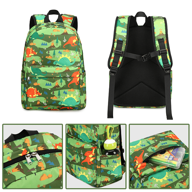 Mochila para niños, Mochila de Dinosaurio para niños, Juego