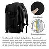 Mochila de viaje para computadora portátil para hombres y mu