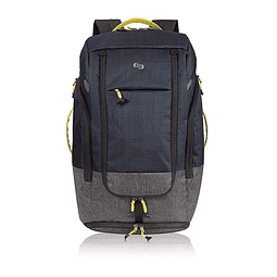 Mochila Everyday Max, negra, fabricada con materiales recicl