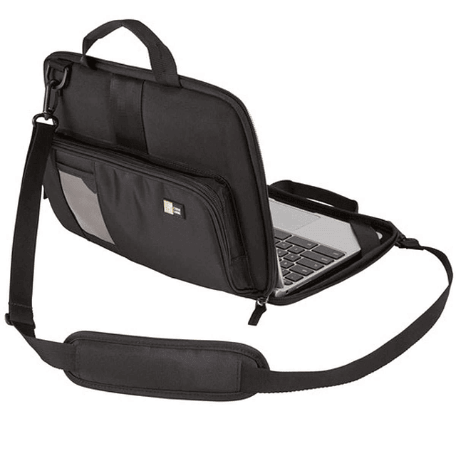 Estuche de trabajo para Chromebook de 11,6 con bolsillo, neg