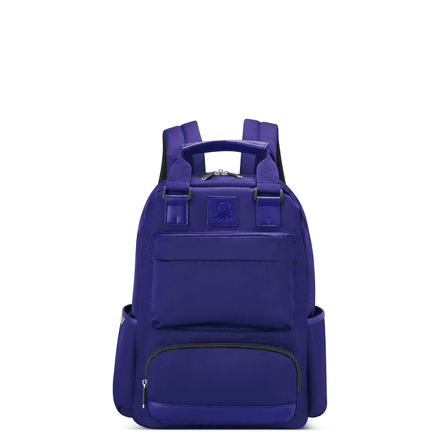 Mochila Color Block, azul marino, funda para portátil de 15,