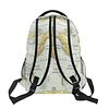 Mochila de viaje con mapa del mundo, pintura escolar, mochil