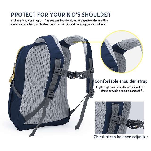 Mochila para niños y niñas de preescolar, resistente al agua