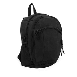 Mochila pequeña Deluxe, negra, talla única