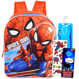 Mochila escolar Spiderman para niños – Paquete de 4 piezas c