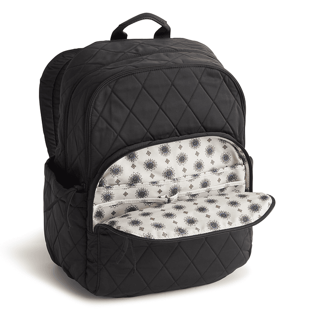 Mochila Bancroft grande de sarga de poliéster para mujer, No