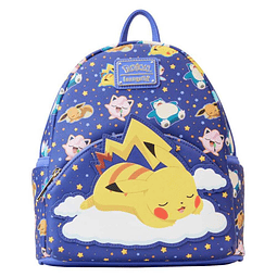 Pokémon Sleeping Pikachu y sus amigos Mini Mochila Estándar