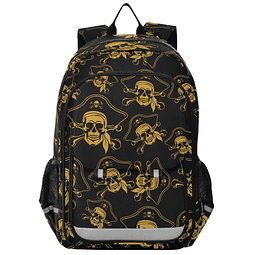 Mochila para niños y niñas, mochila con diseño de calavera p