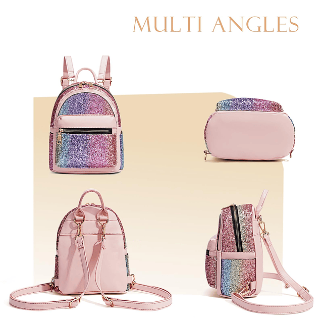 Mini mochila para niñas, pequeña mochila para mujeres, adole