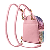 Mujer Chica Bling Mini Mochila Convertible Hombro Cruz Bolsa