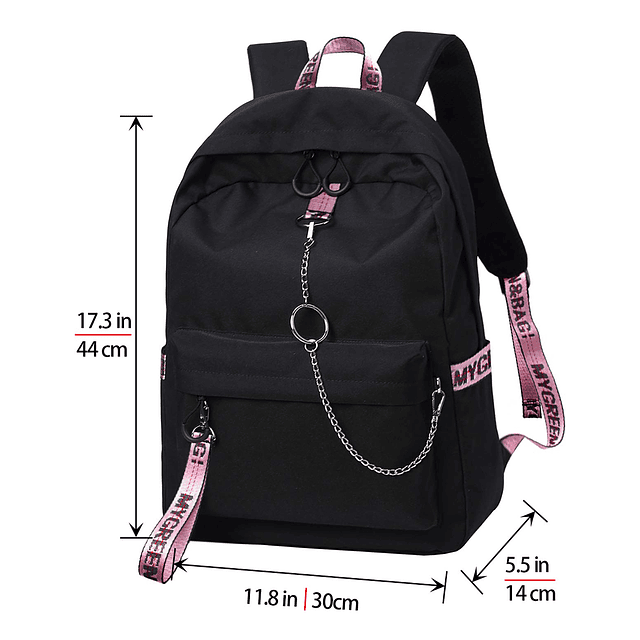 Mochila de moda resistente al agua para viajes Mochilas esco