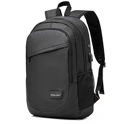 Mochila de viaje para ordenador portátil de 15,6 pulgadas, m