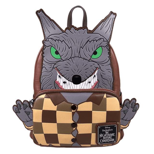 Mini mochila para cosplay de Wolfman, pesadilla antes de Nav