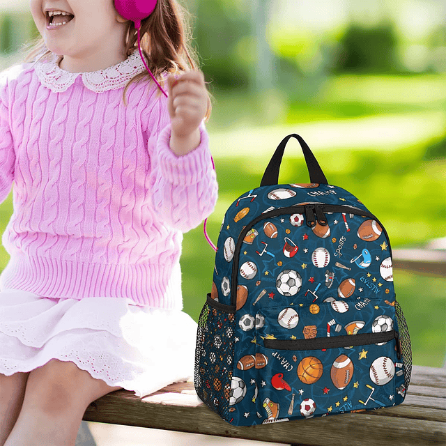 Mochila de pelota deportiva para niño, baloncesto, fútbol, ​