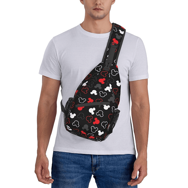 Lindo bolso bandolera para adultos, bolsos de pecho Unisex,