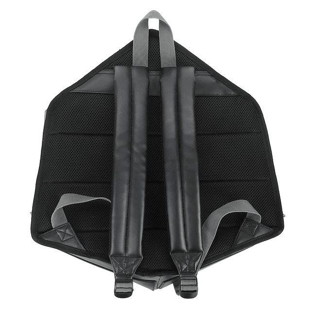 Mochila para portátil negra moldeada con dados D20 de Dungeo