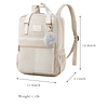 Mochila para ordenador portátil para mujer, mochila escolar