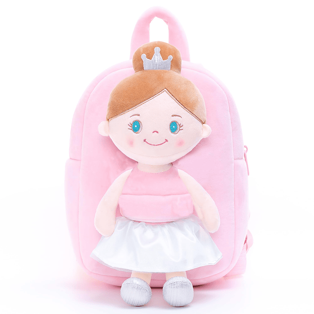 Mochila para niños pequeños con muñeca de trapo, regalos par