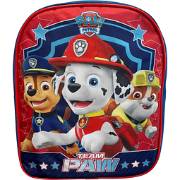 Mini mochila Paw Patrol Toddle Boy de 12 pulgadas azul-rojo