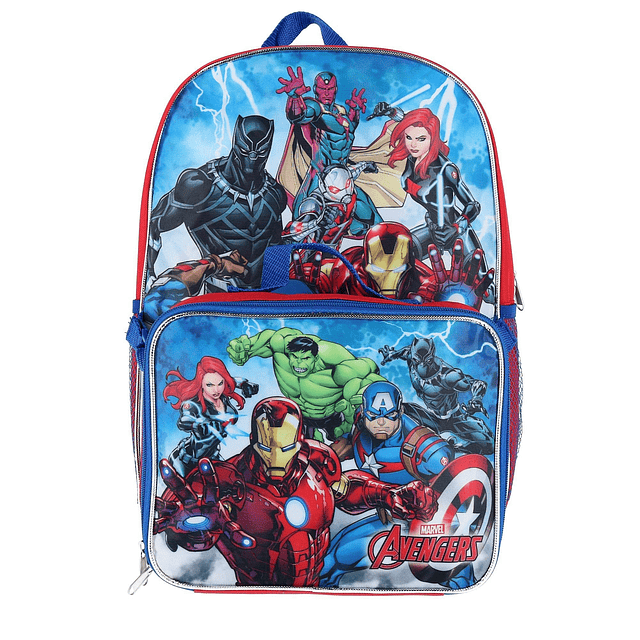 Mochila Marvel Avengers de 16 con lonchera desmontable a jue