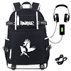 Mochila para ordenador portátil Anime Haikyuu, mochila escol