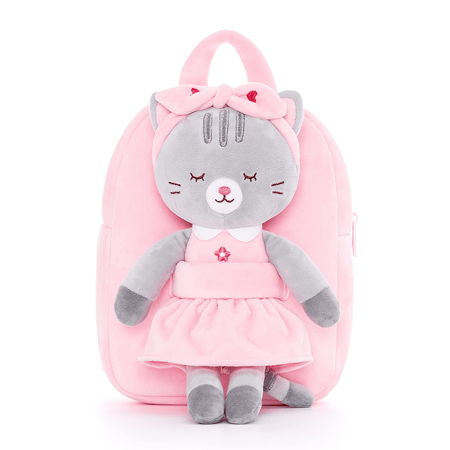 Mochila para niños pequeños con diseño de gatito, mochilas p