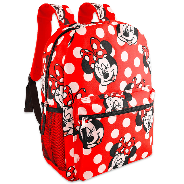 Juego de mochila de viaje grande de Minnie Mouse para niñas,