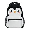 Mochila para ordenador portátil con diseño de pingüino, moch