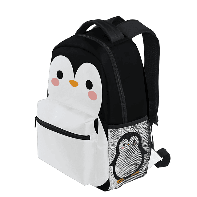 Mochila para ordenador portátil con diseño de pingüino, moch