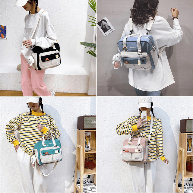 Bolsos Lindos Mochila Kawaii Bolsa De Mensajero para La Escu