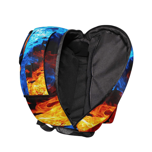 Mochila de hielo y fuego para niños y niñas, bolsa de libros