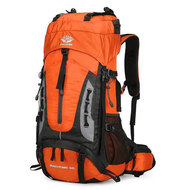 Mochila de senderismo de 60L, mochila de acampada para hombr