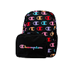 Combo de kit de almuerzo con mochila Munch unisex - Negro /