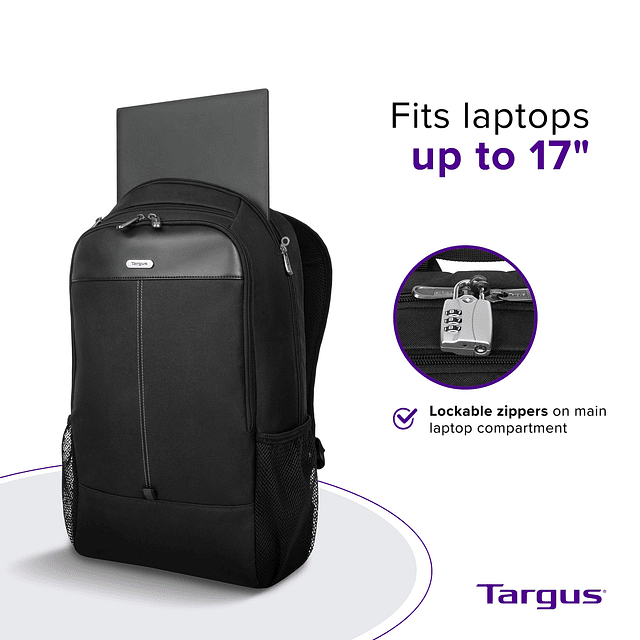 Mochila clásica para computadora portátil de 17 pulgadas: se