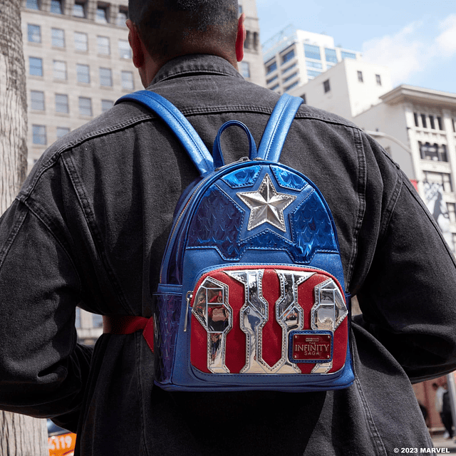 Marvel Shine Capitán América Mini Mochila