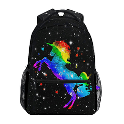 Mochila para estudiantes de unicornio para adolescentes, niñ