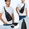 Bolso bandolera para mujeres y hombres, bolso bandolera de u