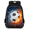 Mochila escolar para niños - Mochila de fútbol para niños Ni