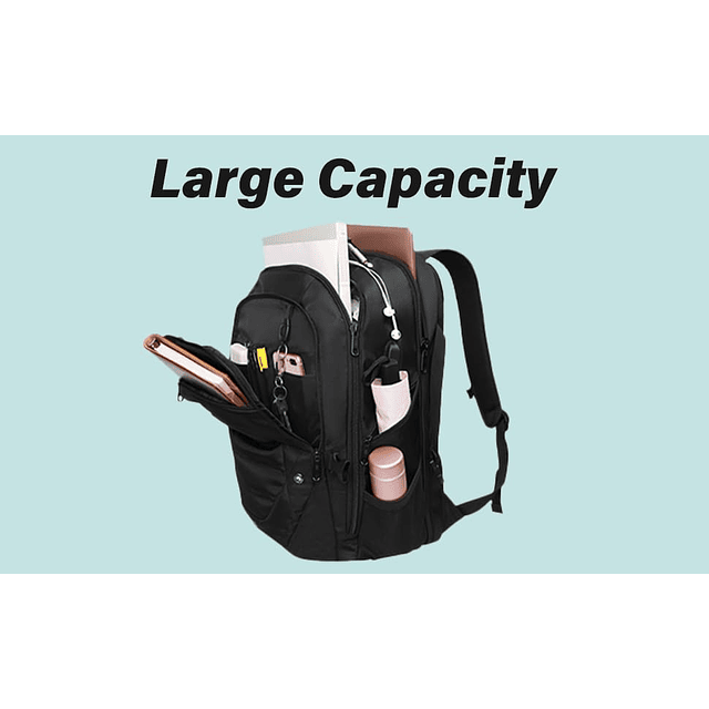 Mochila para computadora portátil de 18,4 pulgadas para comp