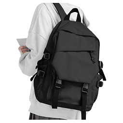 Mochila Negra Para Mujer Mochilas Pequeñas Para Mochila Esco