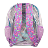 Juego de mochila Ariel de 16: útiles escolares transparentes